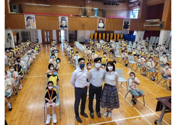 與「慈幼葉漢千禧小學」合辦 「領袖生朋輩調解基礎培訓講座」 ( 2022年7月18日 )
